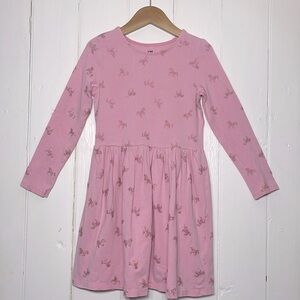 H&M VGUC Glitter Sparkle Unicorn Long Sleeve Dress
